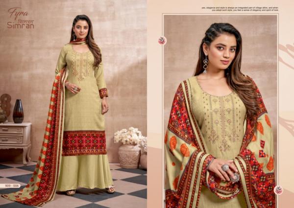 Fyra Simran Fancy Pashmina Embroidery Salwar 